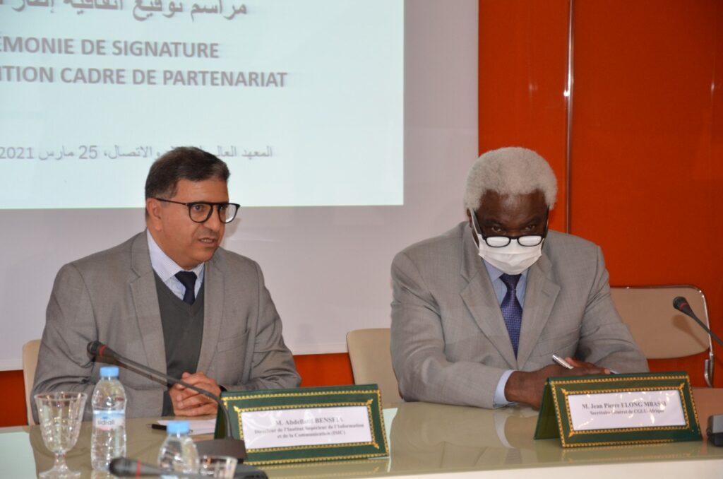 Signature D’une Convention-cadre De Partenariat Entre Le Cspj Et L’isic