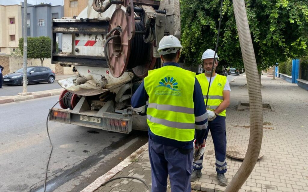 La Srm Casablanca-settat Continue Son Programme Annuel De Curage Préventif Du Réseau D’assainissement.