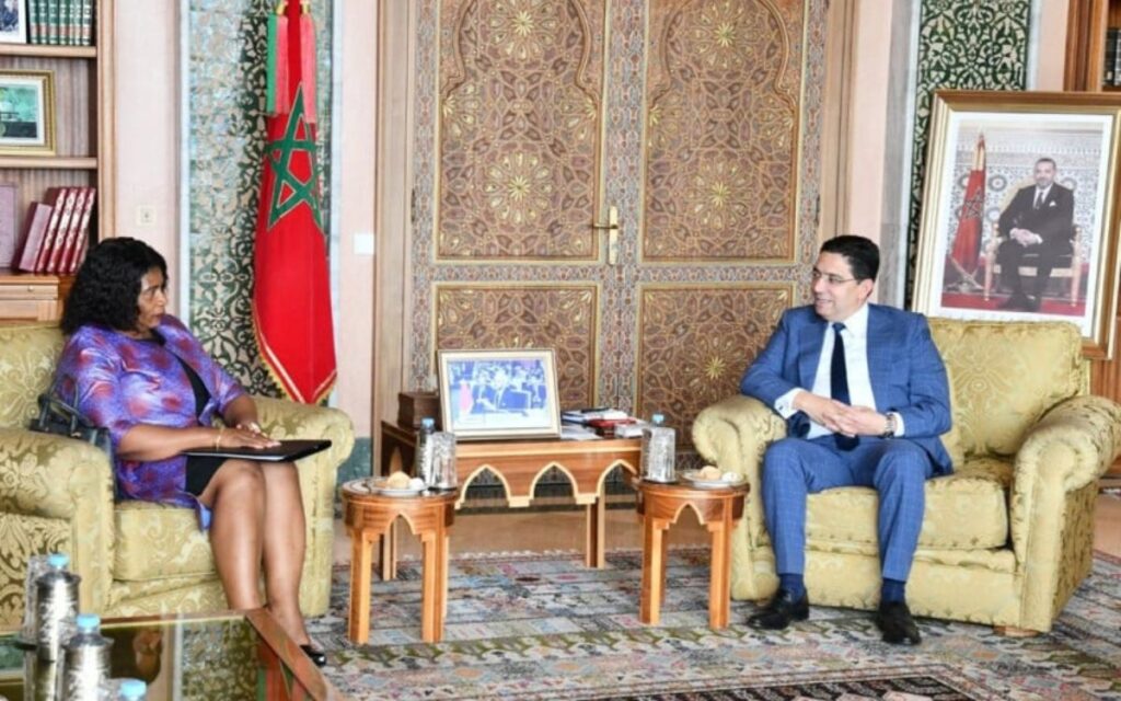 La Cheffe De La Diplomatie Santoméenne Salue Les Initiatives Royales Et Le Leadership De Sm Le Roi Pour La Paix Et Le Développement En Afrique